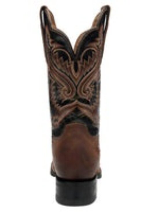 Rio Grande Tal Leather Western Boots Black Brown 8 main image 4